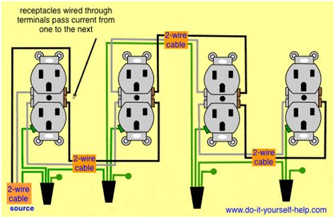 wiring diagram for multiple outlets